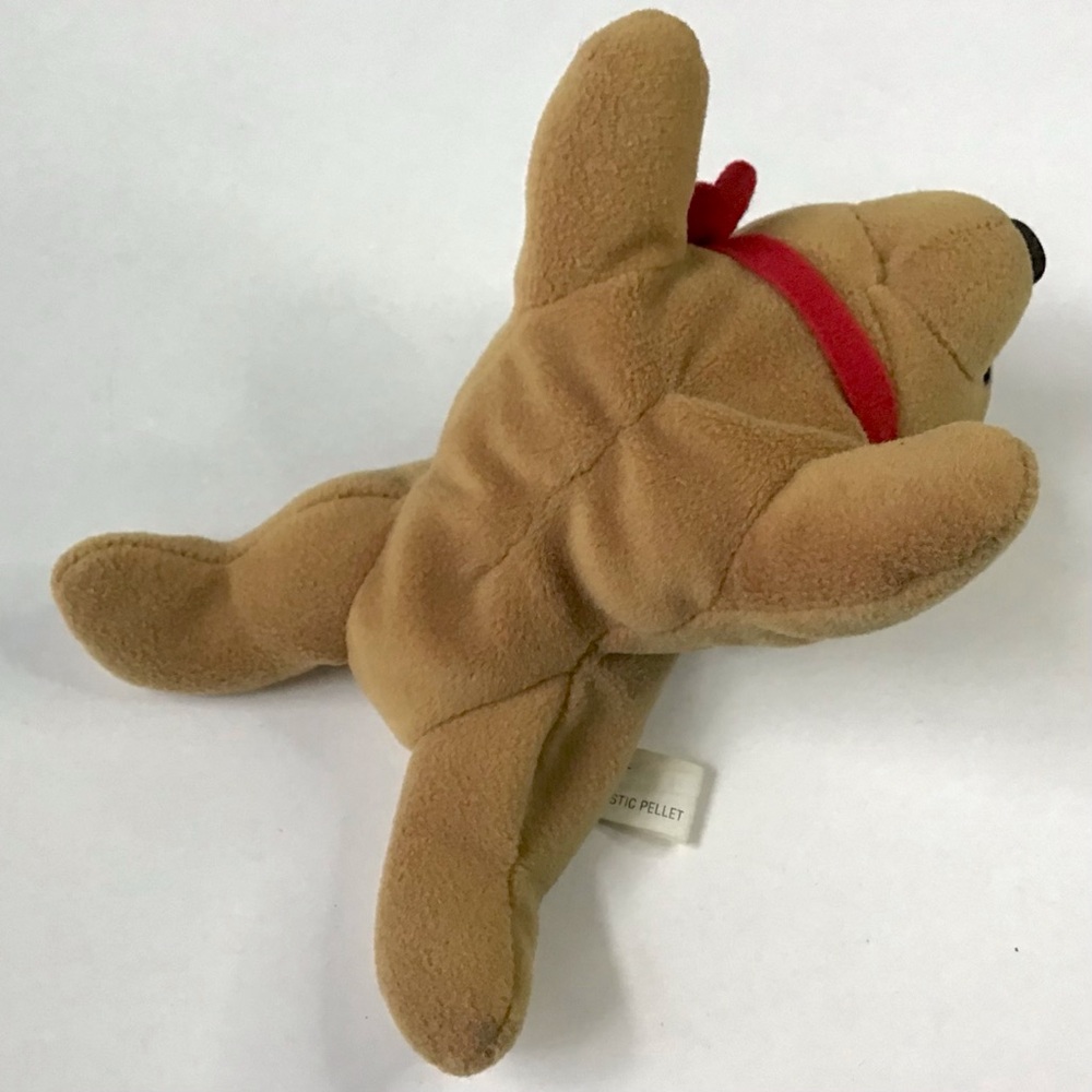 Vintage Angel Bear Plush 7” Stuffed Animal Wings Christmas Jingle Bells Weighted - Picture 11 of 12